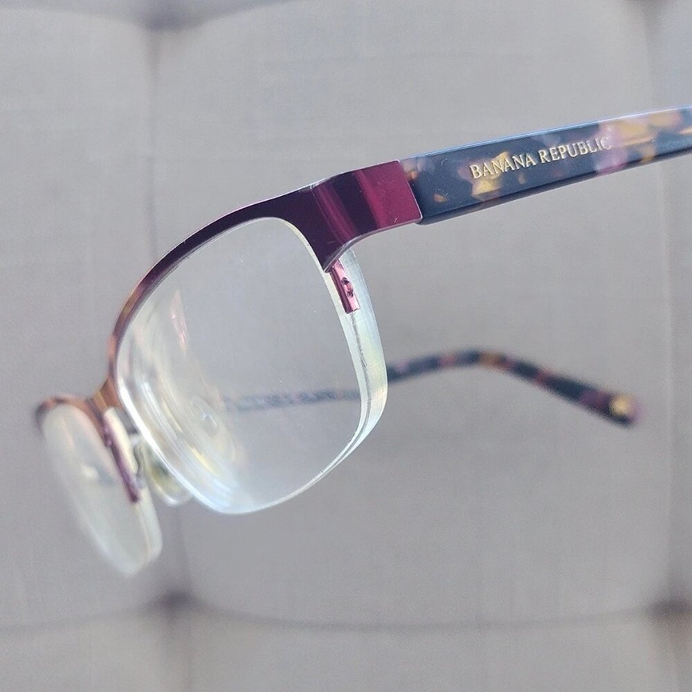 Banana Republic Women Eyeglasses Frame NANETTE ORU6 Glasses Half Rim Eyewear